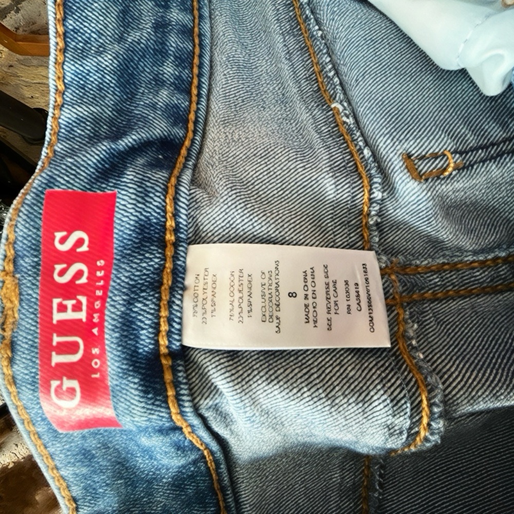 GUESS Girls Size 8 Blue Jeans
